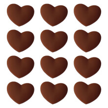 12pcs Silicone Racket Damper Absorber Racquet Dampeners-brown