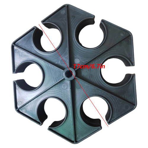 6-Hole Microphone Holder Tray Reinforced Hexagon Structure 2