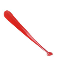 Tragbarer Schuhlöffel, langer Schuhlöffel, ABS-Schuhlöffel,-Rot