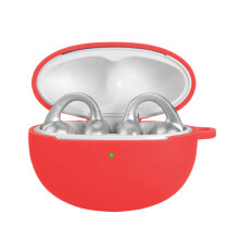 Leichte Ohrhörer-Abdeckung, stoßfeste Hülle, Kratzschutz,-Rot