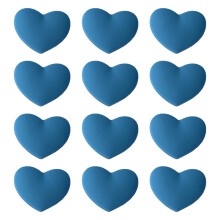 12pcs Tennis Accessories Tennis Vibration Dampener-Sky blue