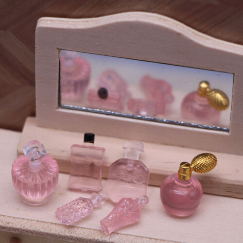 Ensemble de bouteilles de parfum miniatures pour maisons-Jaune 2
