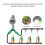 Watering Timer for G1/2 G3/4 Faucets, Automatic Drip Irrigation, Grey 5