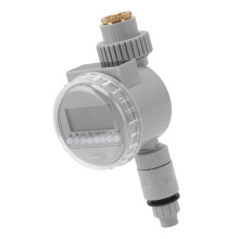 Watering Timer for G1/2 G3/4 Faucets, Automatic Drip Irrigation, Grey