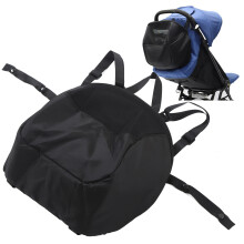 Large Capacity Baby Stroller Pouch – Multifunctional Oxford Cloth Storage Bag Black