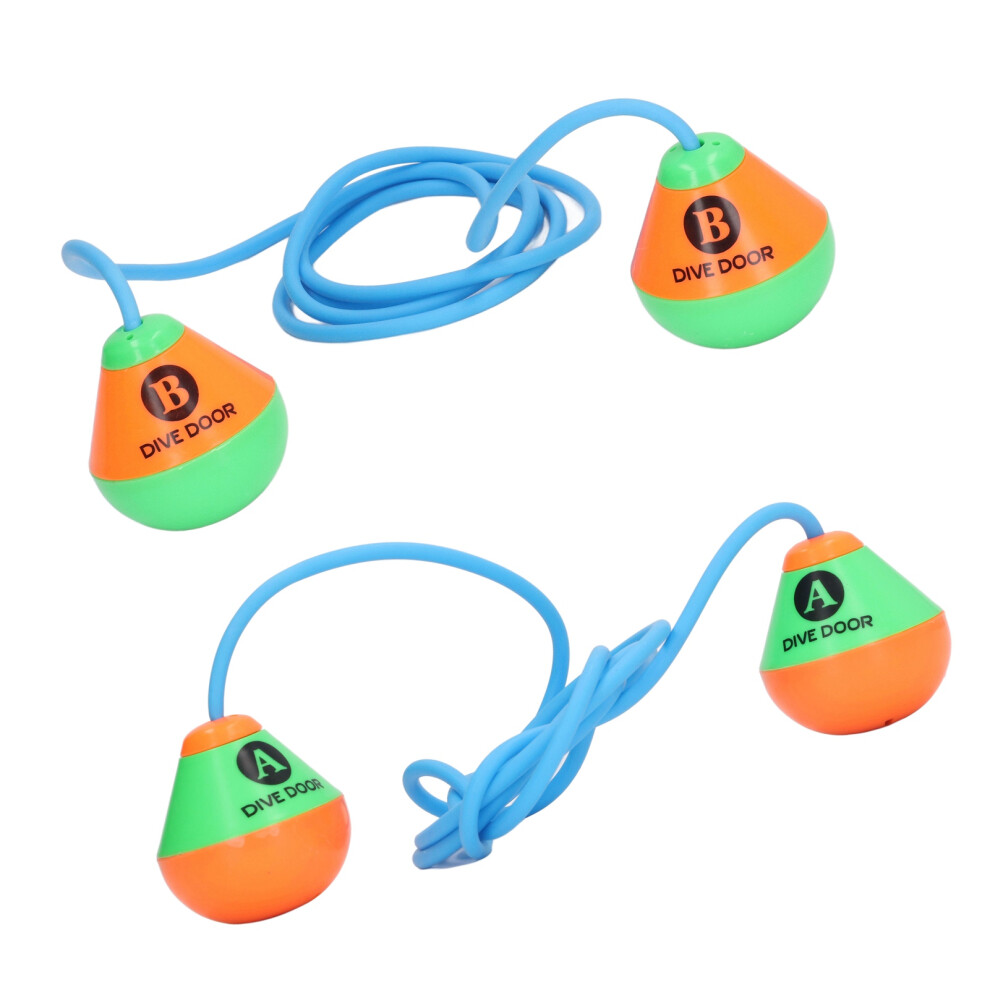 2pcs Kids Dive Door Swim Thru Water Games Underwater Training Toys for Pool