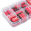 45Pcs Dip Switch Set 2.54mm On Off Toggle 1-9P for Electronics Prototyping 9