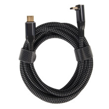 Duurzame USB-C naar C-kabel met EMarker-chip, 240W snelladen, gevlochten nylon snoer voor MacBook, iPad, iPhone 16, Samsung Galaxy S24, universele
