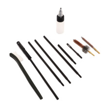 Ensemble de brosses à tubes multifonctions pour 5,56 mm/.223/.22/.257, sac en toile 25x10 cm