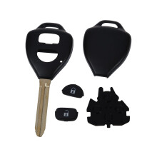 2-Knops Shell-Sleutel PLIP-Afstandsbediening voor Camry Hilux Tarago Prado