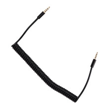 3,5 Mm Stecker Auf Stecker Buchse 4 Polige Zusatz Audio Spiral Kabel Spirale 1,5M