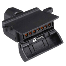 12V Anhänger Stecker 7 Pin Flach Stecker + 7 Pin Flach Stecker Für Rv Truck