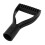 Durable 32mm D Grip Spade Handle for Shovel Rake Black Replacement 13
