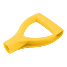Lightweight Plastic D Shovel Handle 32mm ID for Snow Raking and Digging Yellow