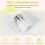 E27 to GU10 Extend Base LED CFL Light Bulb Lamp Adapter Converter Screw Socket 5