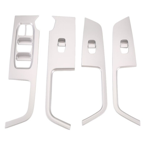 For  Ix25 Creta Chrome Inner Door Armrest Window  Cover Decoration Control Panel Auto Accessories 2015-2019
