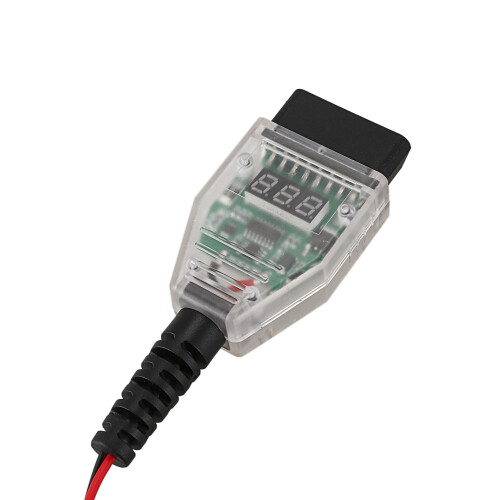 5A Car Computer Memory Saver OBD2 Battery Replacement Tool Expansion Cable Clamp Digital Display Replacement Battery Leakage Detection Tool 2