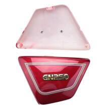1 Pair Right & Left Frame Side Covers Panels For Motorcycle Parts Gn 250 Gn250 Gn250 Motorcycle Parts Red