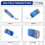 Hand-press LED flashlight Lantern dynamo  flashlight LED emergency home dynamo Torch Lamp self-charging hand Light 6