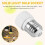 E27 to GU10 Extend Base LED CFL Light Bulb Lamp Adapter Converter Screw Socket 6