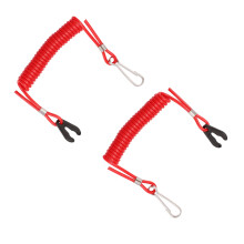 2 Veiligheidstouwen voor PWC Jet Ski Wave Runners Stop Killing TPU + PVC Contactsleutel Drijvend Veiligheidstouw Z Duurzame