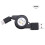 Usb Tipo C USB 3.1 Cable Retráctil Cargador De Carga Tipo-C Cable Usb-C Negro 10