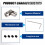 RC Model Ship Rotatable  Universal Joint Joint Connection 4mm to 3mm 7