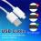 sustitucion de cable USB para ,  Touch,  Fire,  Keyboard,  DX Blanca 2