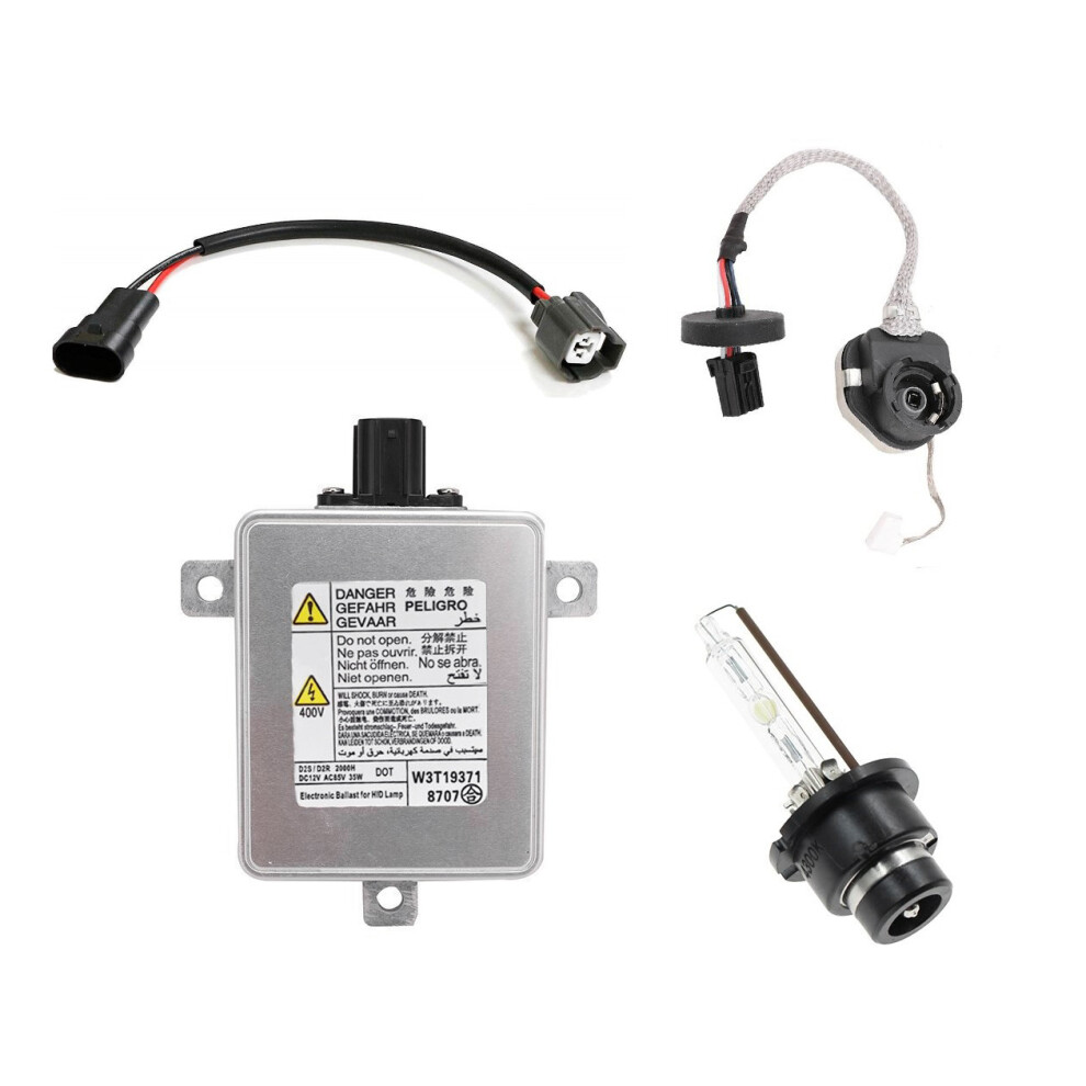 W3t19371 W3t15671 W3t16271 W3t20971 Xenon Hid Headlight Ballast With Igniter And D2s Bulb &Power Cable For 2006-2014 2004-2014 2007-2014 6033468567475