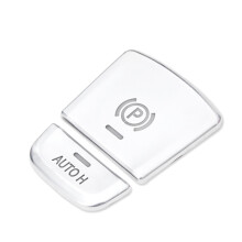for G30 Interior Trim Car Parking Brake Button Decorative Cover G30 Sticker