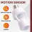 AC 110-220V 360 Degrees Pir Induction Motion Sensor IR Infrared Human E27 Plug Socket  Base Led Bulb Lamp Holder 4