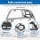 2-DIN-Radioblende für  Octavia Audio Stereo Panel Montage Installation Dash Kit Trim Frame Adapter 4