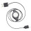 USB Type C USB 3.1 Chargeur de Câble Rétractable Charge Type-C Câble USB-C Noir 4