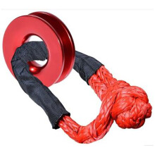1/2 Inch Synthetische Beugel Lier Touw + Herstel Snatch Ring voor ATV UTV SUV Off-Road Sleepwagen 4X4 Boot Marine Rood