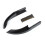 Upgraded Version Rain Gutter Extensions, Rain  Diverter, for 18-21   JL JLU Gladiator JT, Black 1