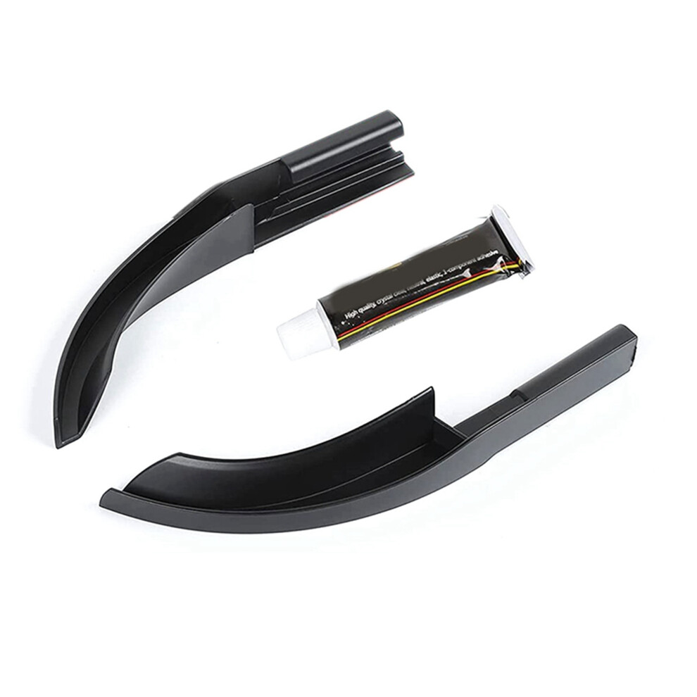 Upgraded Version Rain Gutter Extensions, Rain Diverter, For 18-21 Jl Jlu Gladiator Jt, Black 6032275668207