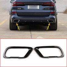 Auto Ende Schall DäMpfer Auspuff Rohr Ausgang Abdeckung für X5 G05 X6 G06 X7 G07 2019-2021 ZubehöR für M Sport Version