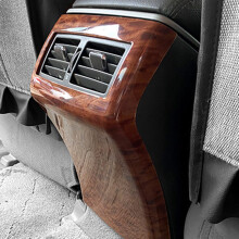 FüR Camry 2006-2011 1PC Holz ABS Auto Hinten Klimaanlage EntlüFtungsauslass Abdeckung Verkleidung Auto Styling ZubehöR
