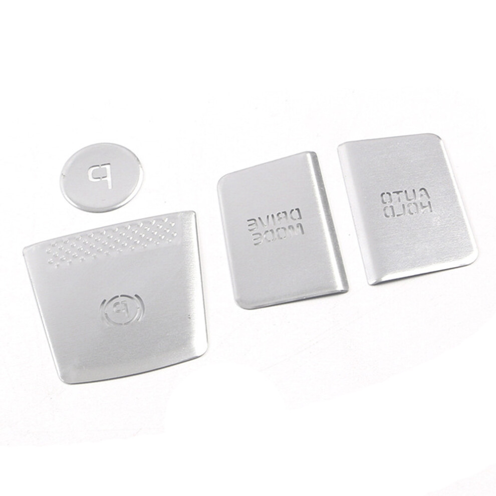 For Carnival Ka4 2021 2022 Aluminum Alloy Car Engine Start Stop Push Cover Handbrake Button Cover Trim Silver 6032856756576
