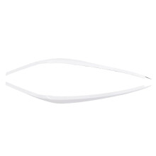 For 2019 2020 2021 Front Headlight Eyelids Eyebrow Trim Sticker White