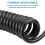 3 Meters 7Pin Trailer Extension Coiled Cable with Trailer Plug Socket Connector, 7 Core RV Electrical Cable Connector 5