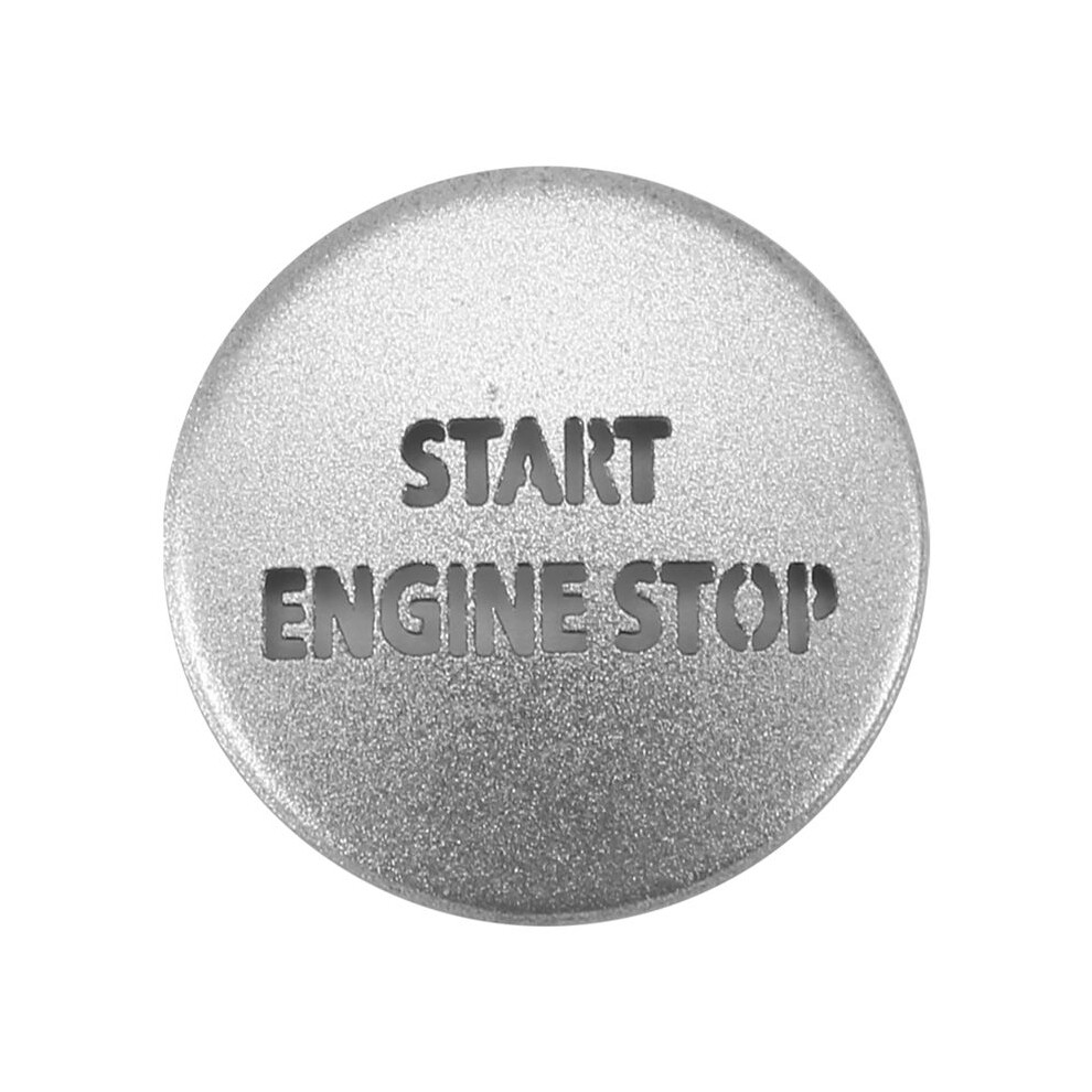 Engine Start Stop Push Button Sticker Cover For Lr4 4 & Sport 2010-2013, Silver 6031975647789