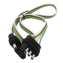 Cavo di Alimentazione per Fanale Posteriore per Auto Cablaggio per Rimorchio Americano un 4 Pin Adattatore per un 4 Fori Connettore per
