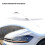 For  2019 2020 2021 Front Headlight Eyelids Eyebrow Trim Sticker White 3