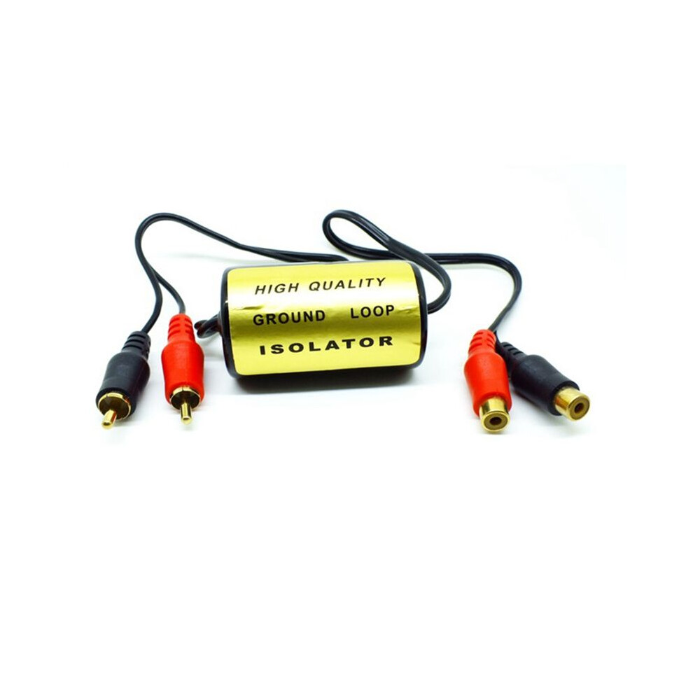 Rca Audio Noise Filter Suppressor Ground Loop Isolator For Car And Home Stereo 2Xrca Male, 2Xrca Female With Car Audio 4712439085898