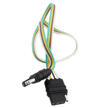 Auto RüCklicht Strom Kabel 4 Poliger Amerikanischer AnhäNger Kabelbaum 4 LöCher SAE Adapter AnhäNger Kabel AnhäNger Licht Adapter Anschluss