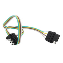 Voedingskabel voor Auto-Achterlicht 4-Pins Amerikaans Aanhangerharnas 4-Gaats SAE-Adapter Aanhangwagenkabel Adapter voor Aanhangerverlichting