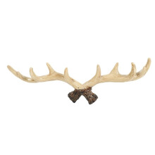 Ganchos de Pared con Astas de Ciervo Vintage - Perchero para Ropa Montado en la Pared de 28 cm Perchero Porta Llaves para Gancho de Pared Decorativo,A