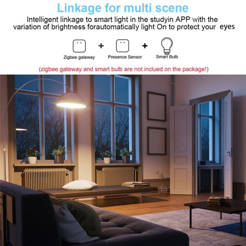 Tuya Zigbee 24G Millimeter Wave Human Presence Detector  Light Sensing Detector Sensor Motion Sensors  Home 2
