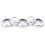 5 Pcs Chrome Volume & Air Conditioning Knobs Trim for   4 LR4  Sport 2